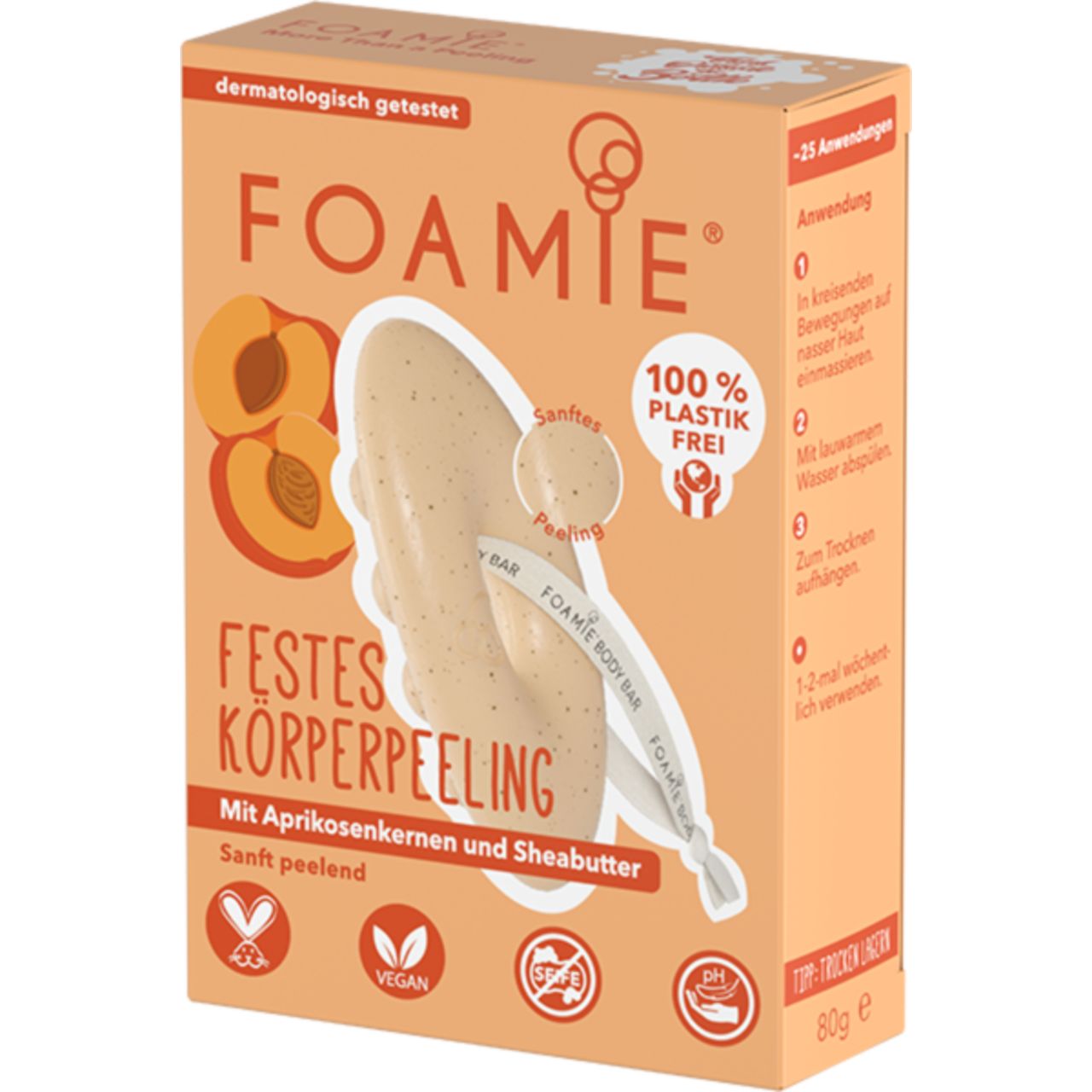 Foamie, Feste Duschpflege More Than a Peeling