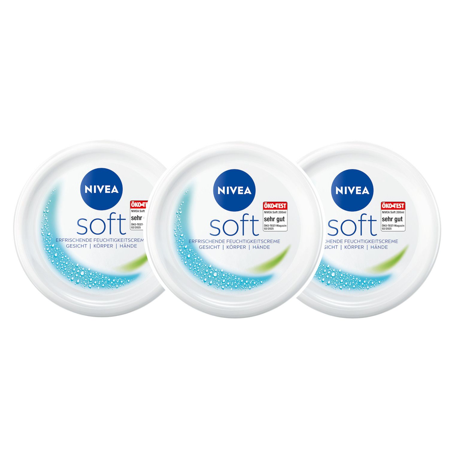 Nivea Soft Erfrischende Feuchtigkeitscreme 600 ml Creme