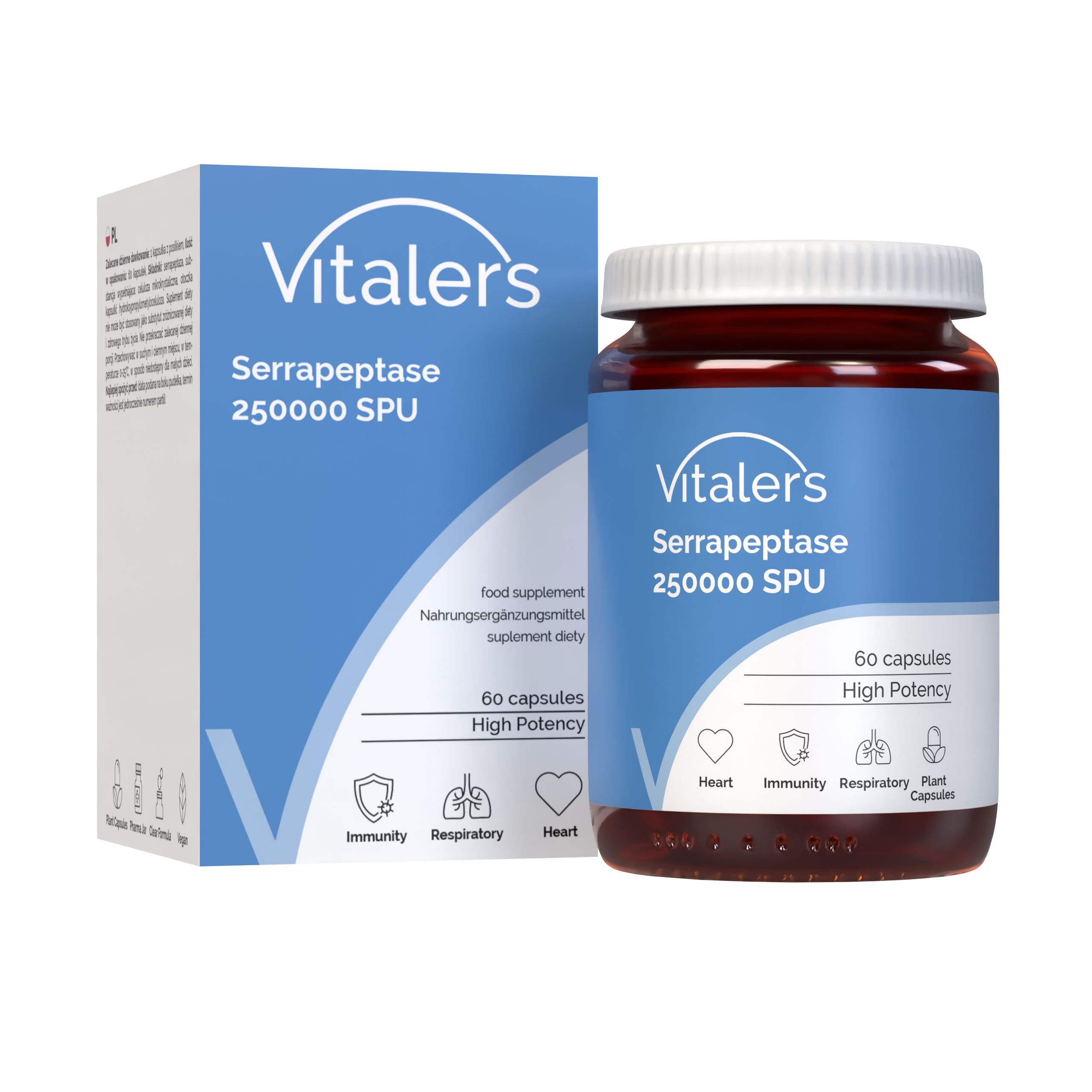 Vitaler’s Serrapeptase 250000 SPU 60 St Kapseln