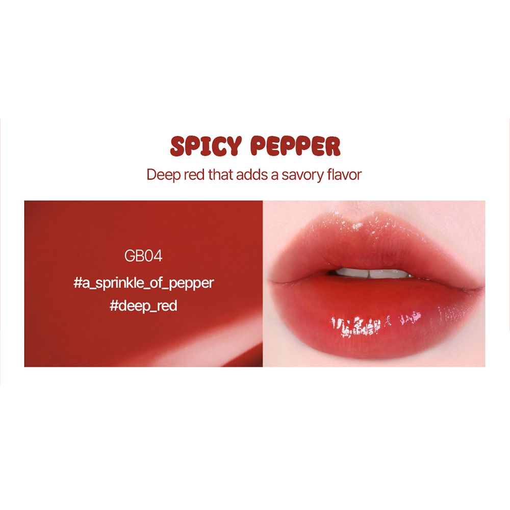 BLACK ROUGE Glow Bokki Tint Lip Tint GB04 Spicy Pepper