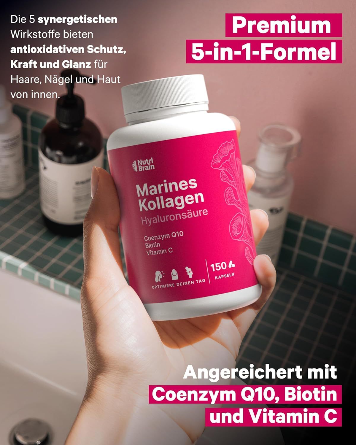 NUTRIBRAIN  Reines Marine-Kollagen  Kapsel