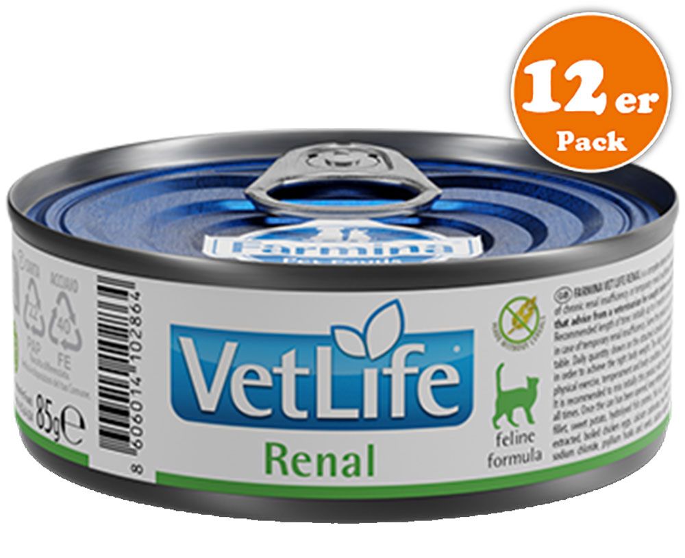 Farmina Vet Life Renal Niereninsuffizienz Nassfutter für Katzen