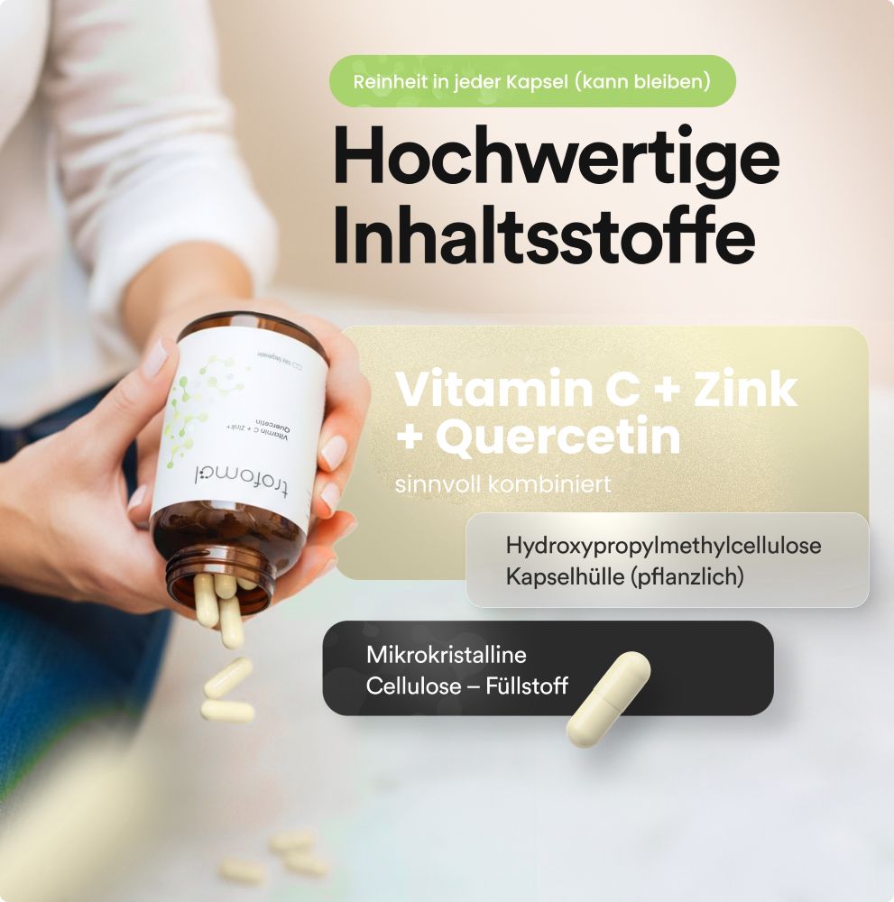 TROFOMOL Vitamin C 500mg Kapseln, hochdosiert