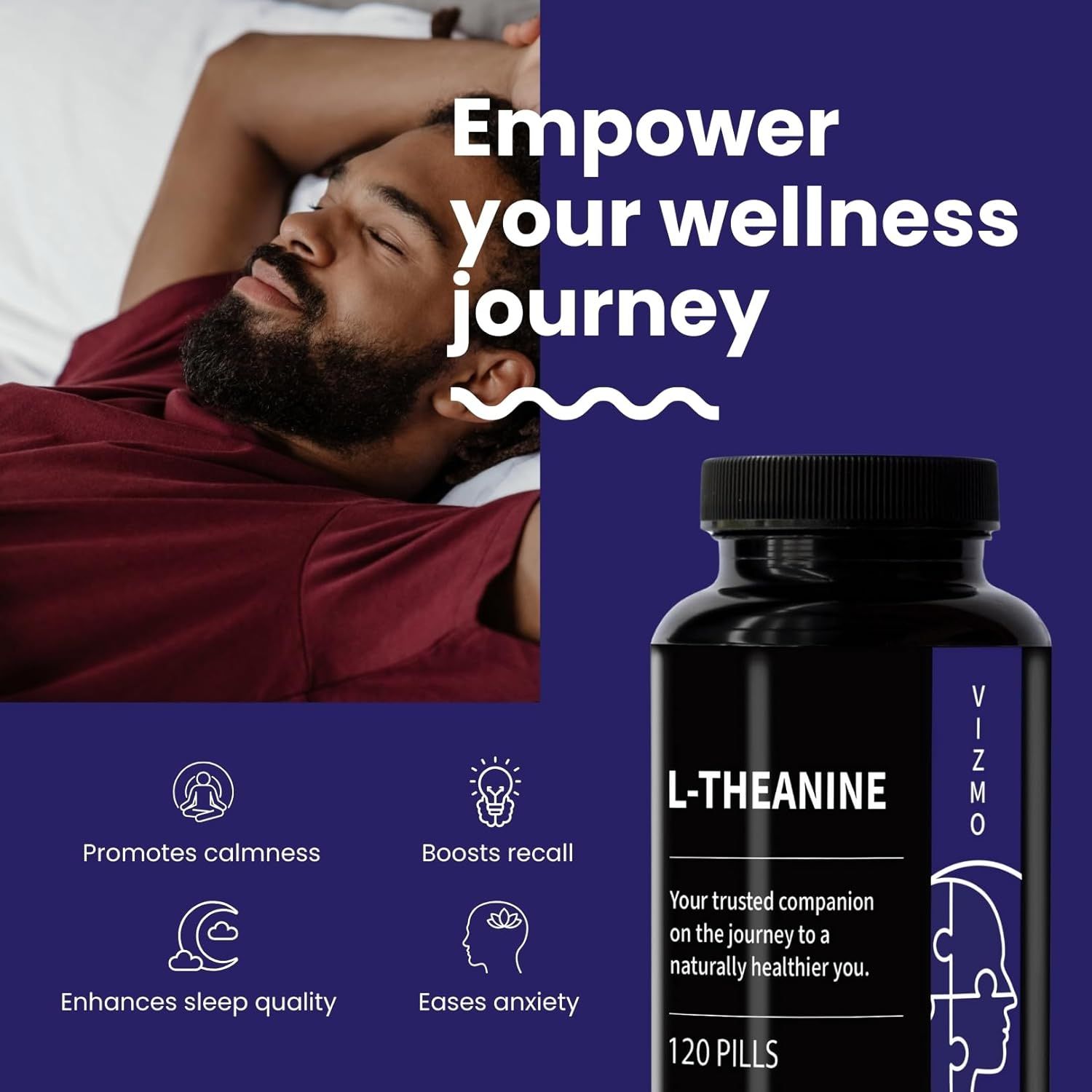 Vizmo Konzentration L-Theanin Kapseln