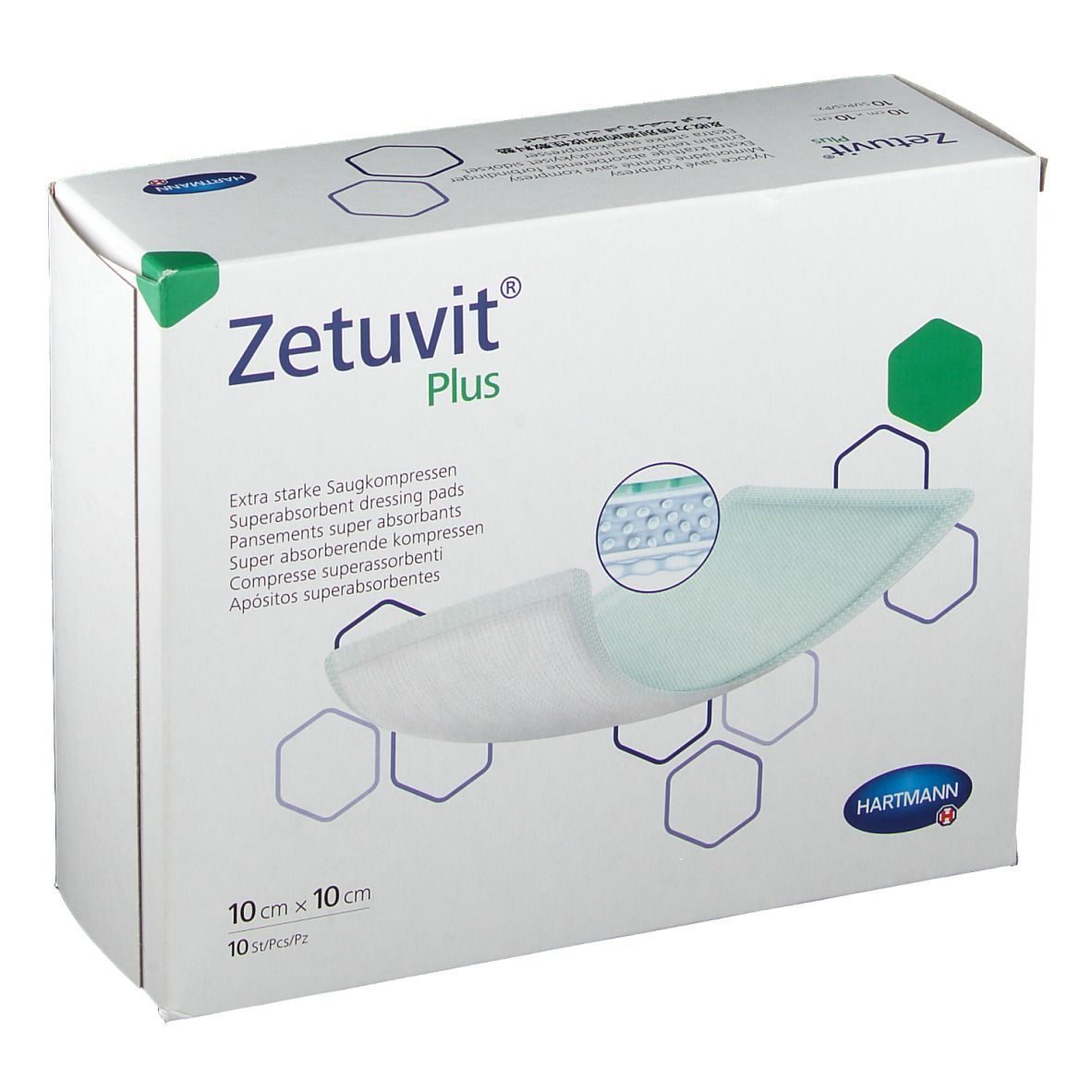 Zetuvit® Plus steril 10 x 10 cm