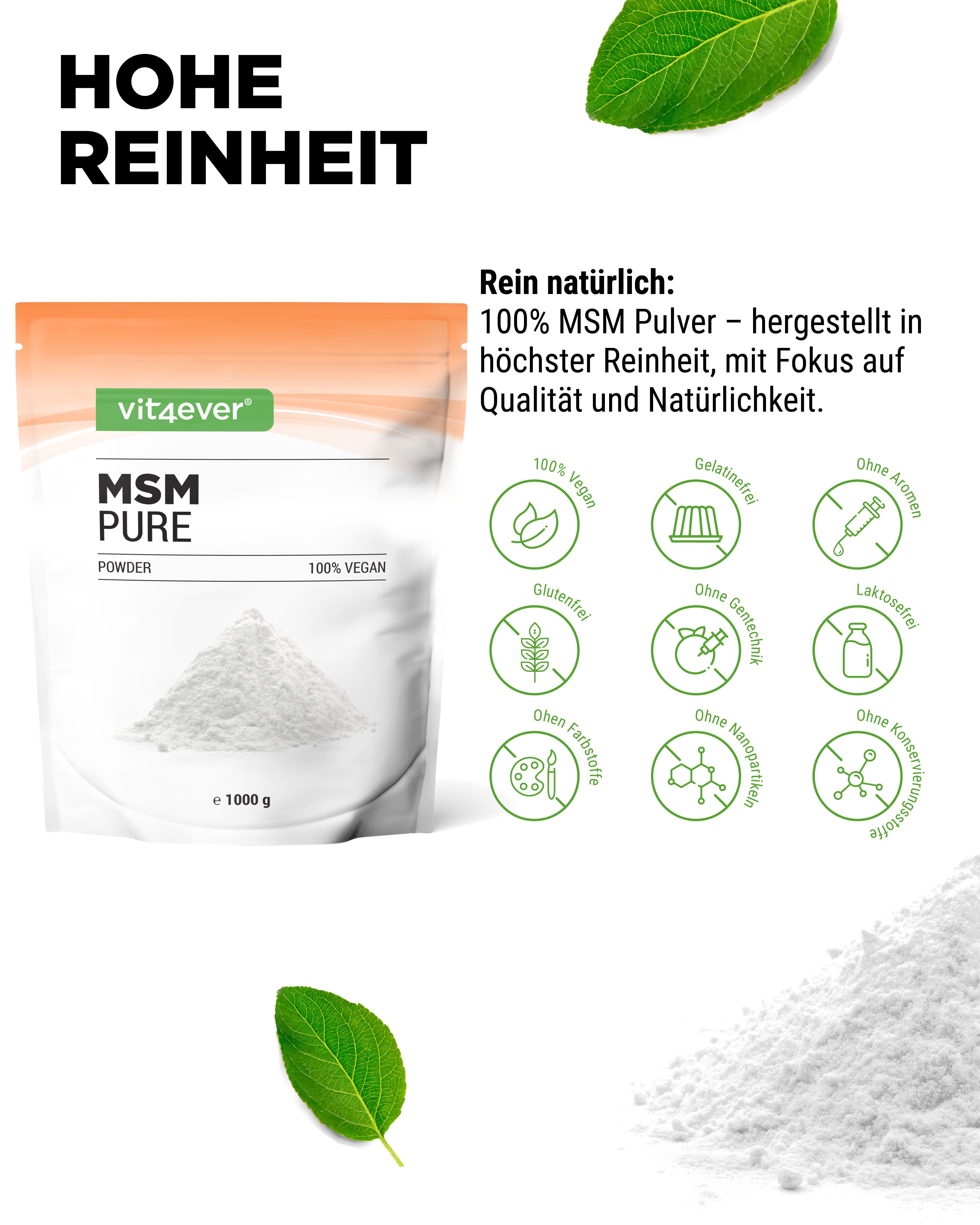 vit4ever MSM Pulver