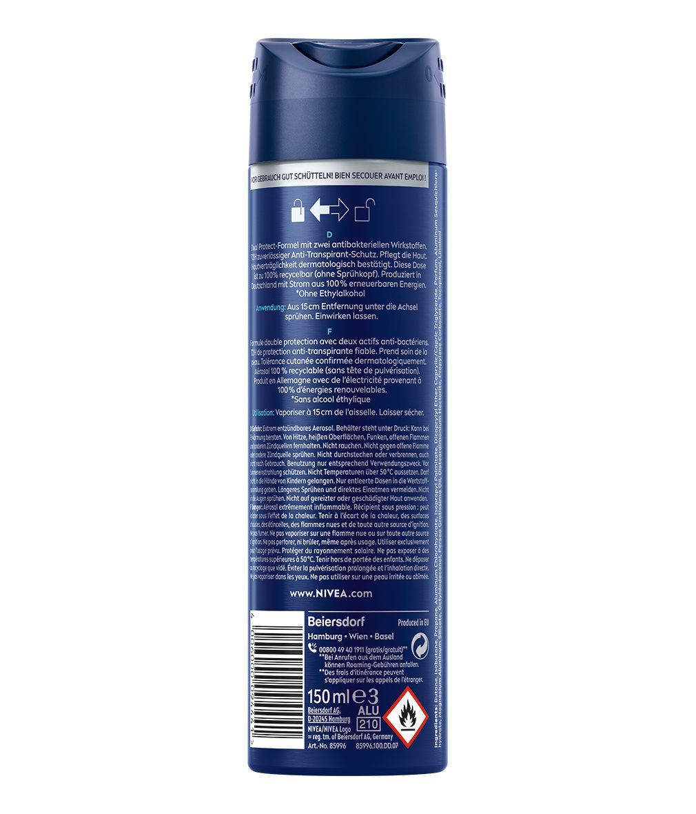 NIVEA Deodorant Men Dry Active Deo Spray