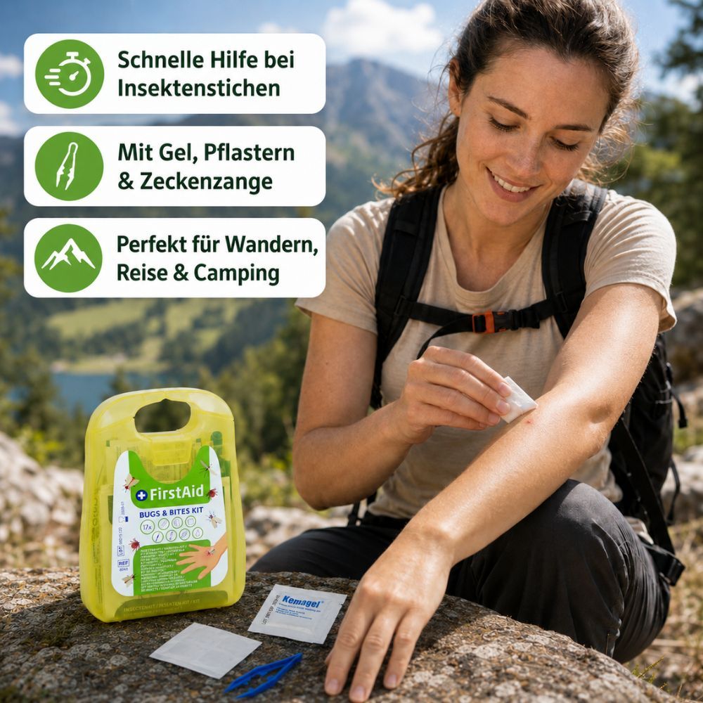 Schutzoutlet First Aid / Erste Hilfe Insektenstich - XXL Set 17 Teilig