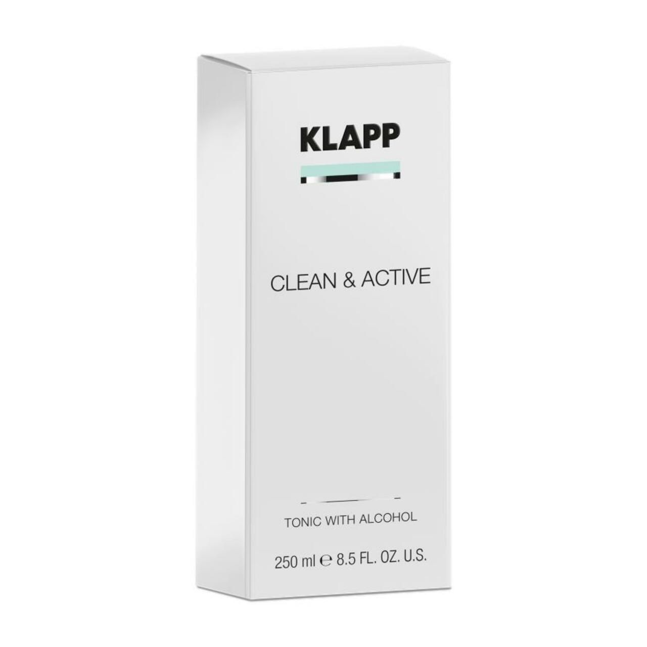 Klapp, Clean & Active Tonic with Alcohol