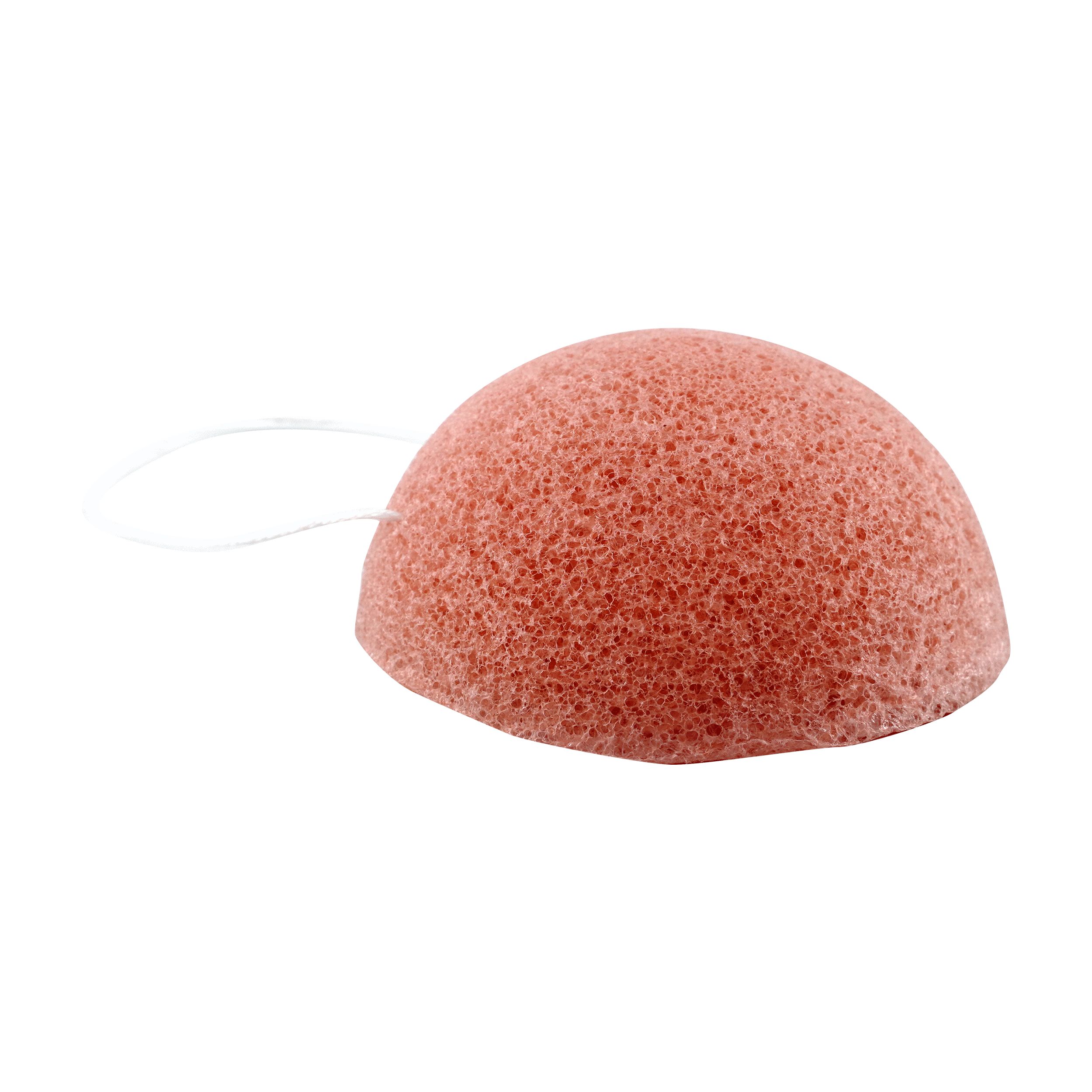 Rosenrot Naturkosmetik - Konjac Schwamm Rosa Tonerde - Für reife Haut - Gesichtsreinigung