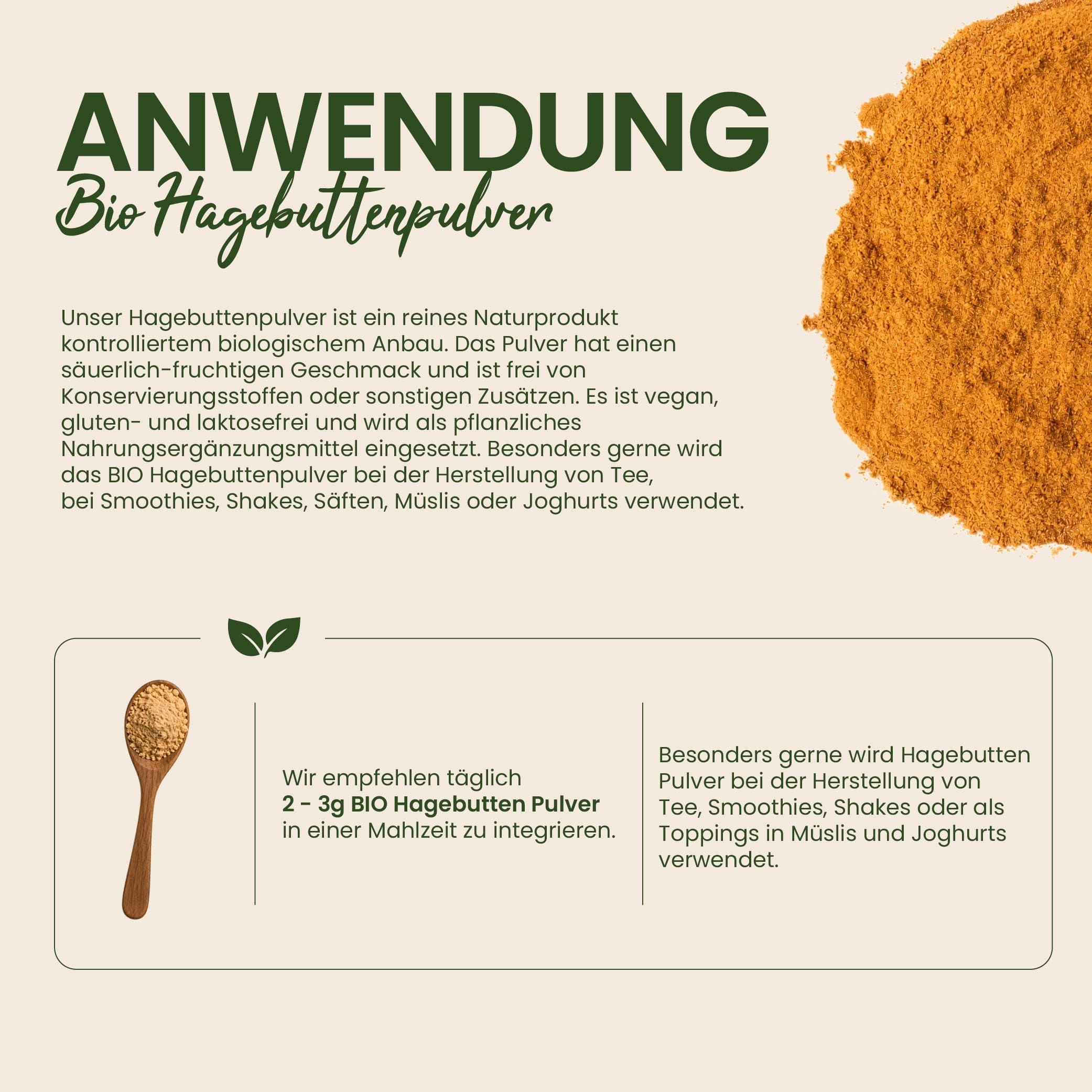 Taste Market BIO Hagebuttenpulver