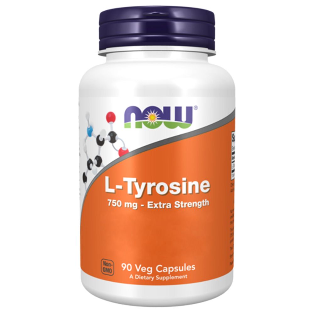 Now Foods, L-Tyrosine, Extra Strength, 750mg